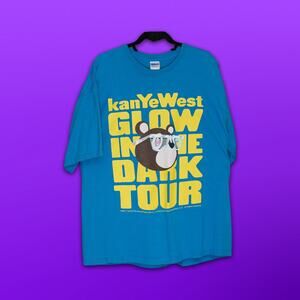 Vintage 2007 Kanye West Glow in the Dark Tour Shirt XXL